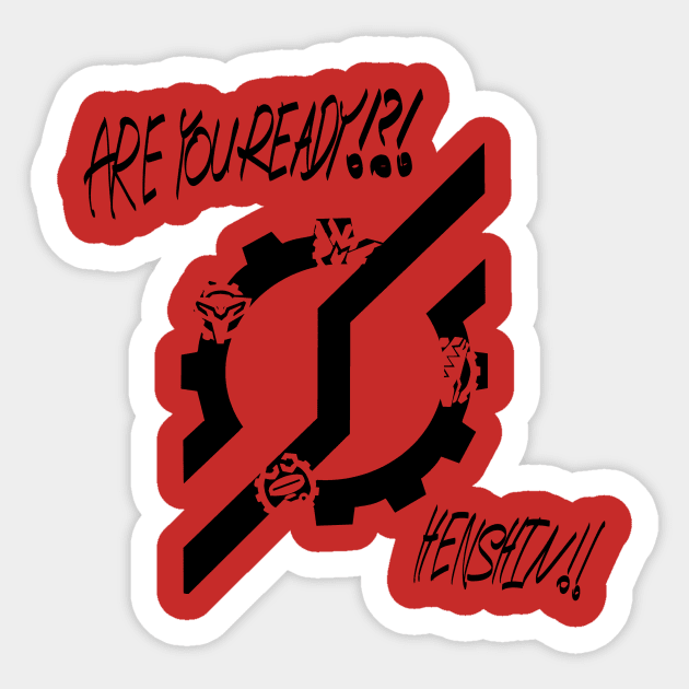 ARE YOU READY?! Sticker by Skye2112